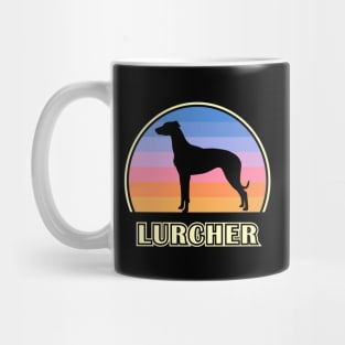 Lurcher Vintage Sunset Dog Mug